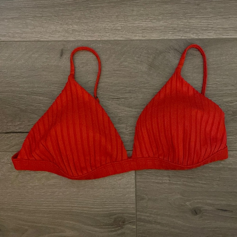 Red Billabong bikini top